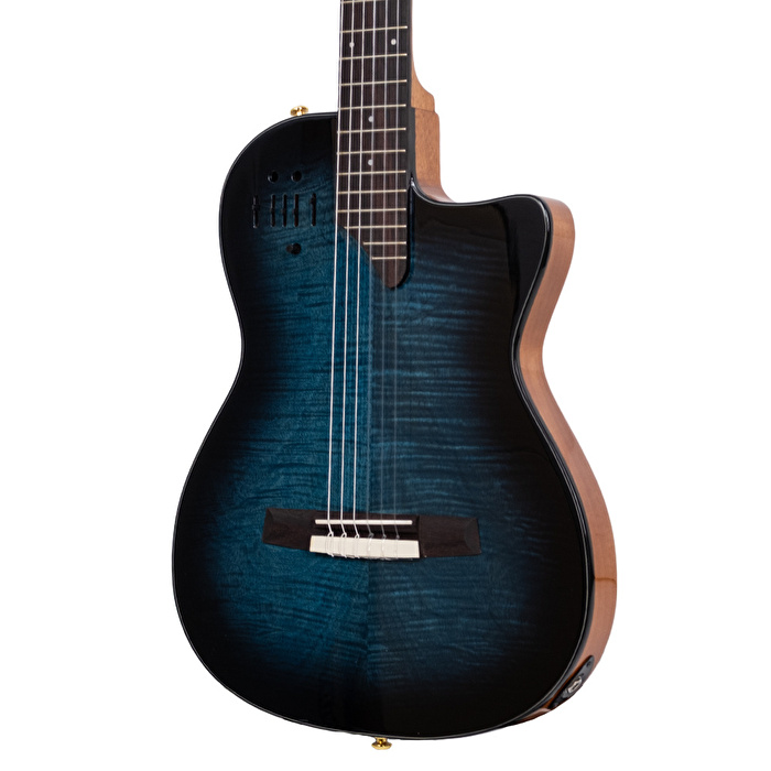BarcelonaEL TORO-TBL İnce Kasa Mavi Elektro Klasik Gitar